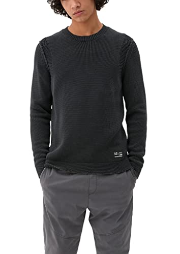 Q/S designed by - s.Oliver Men's 50.3.51.17.170.2118724 Sweater, Black, L von Q/S designed by