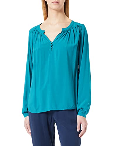 QS by s.Oliver Damen 50.2.51.10.100.2117727 Shirt, Blue Green, 42 von Q/S designed by