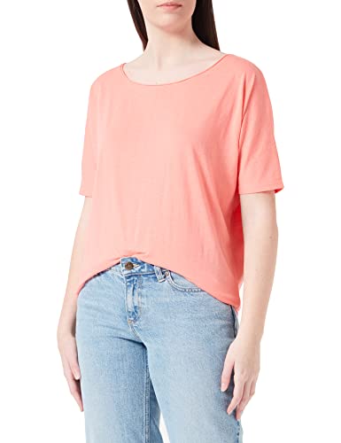 QS by s.Oliver Damen 50.2.51.12.130.2109303 T-Shirt, rosa, M von QS by s.Oliver