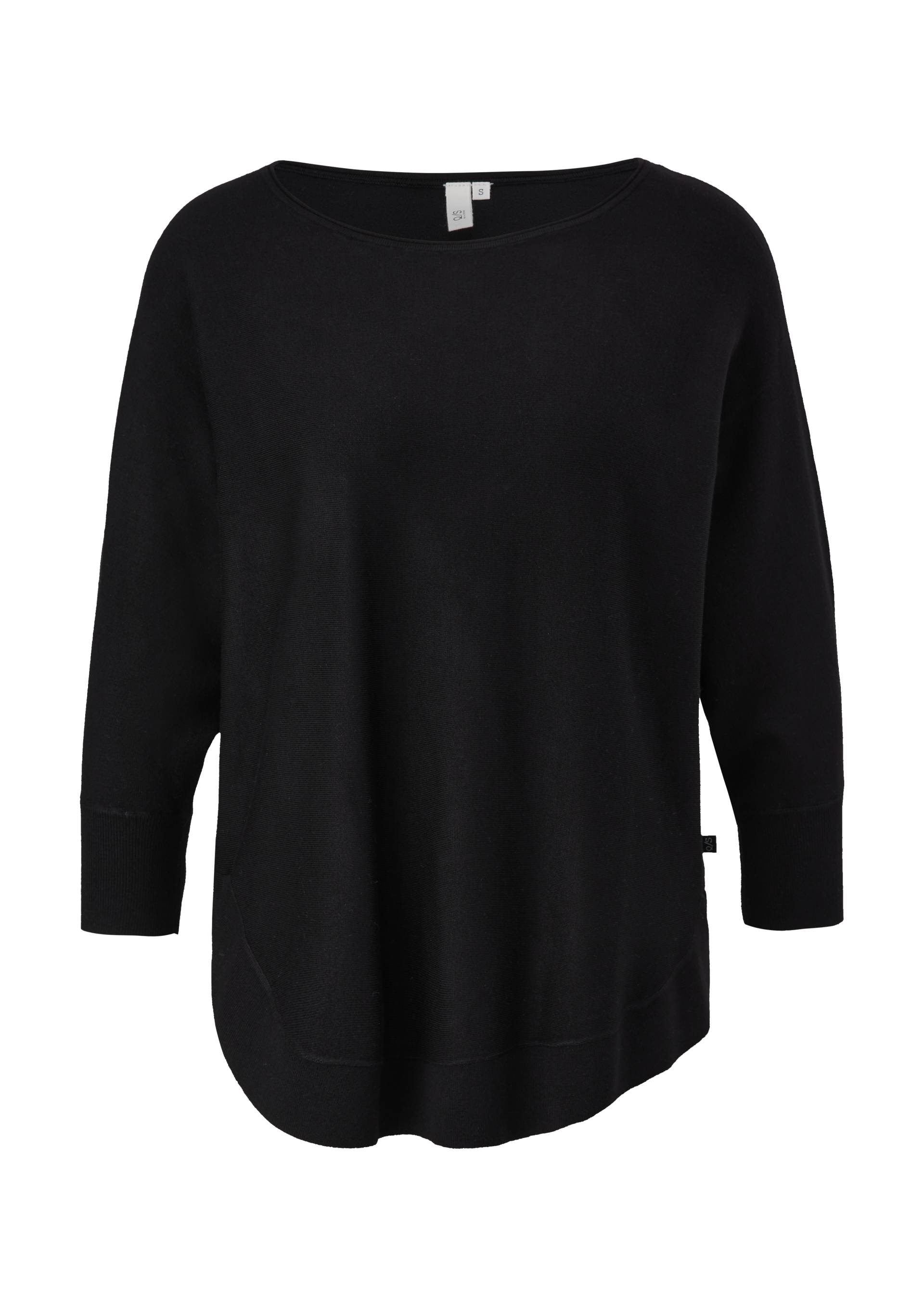 QS - Pulli mit Fledermausärmeln, Damen, schwarz von QS