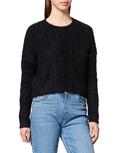 Q/S designed by Women's Pullover Langarm Regular FIT, Grey/Black, XS von Q/S designed by