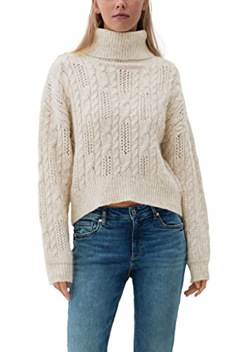 Q/S designed by Damen 2119042 Strickpullover, Weiß, L EU von QS