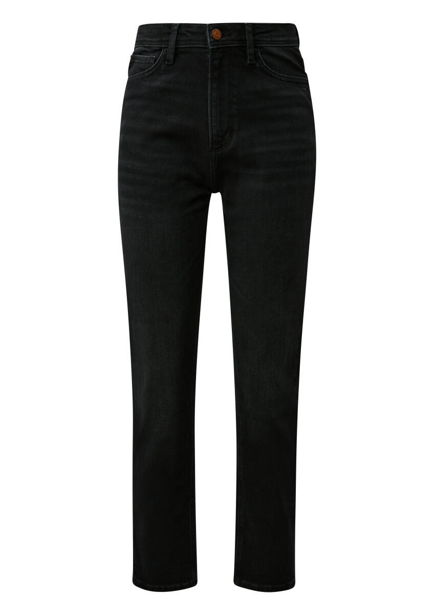 Q/S designed by - Ankle-Jeans Tizie : Slim Fit schwarz - Gr. - 27/30 von Q/S designed by