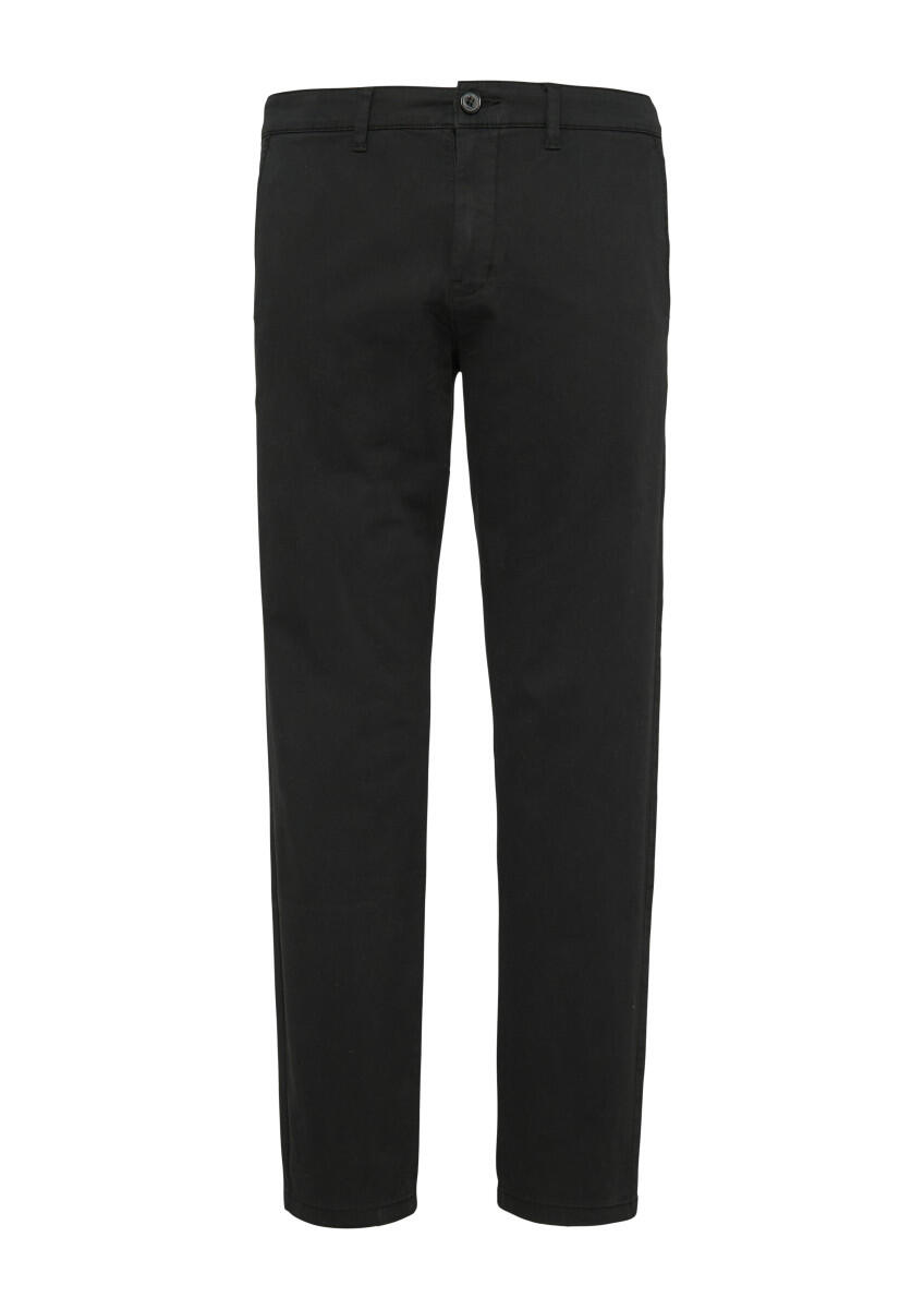 Q/S designed by - Chino aus Baumwollstretch schwarz - Gr. - 30/32 von Q/S designed by
