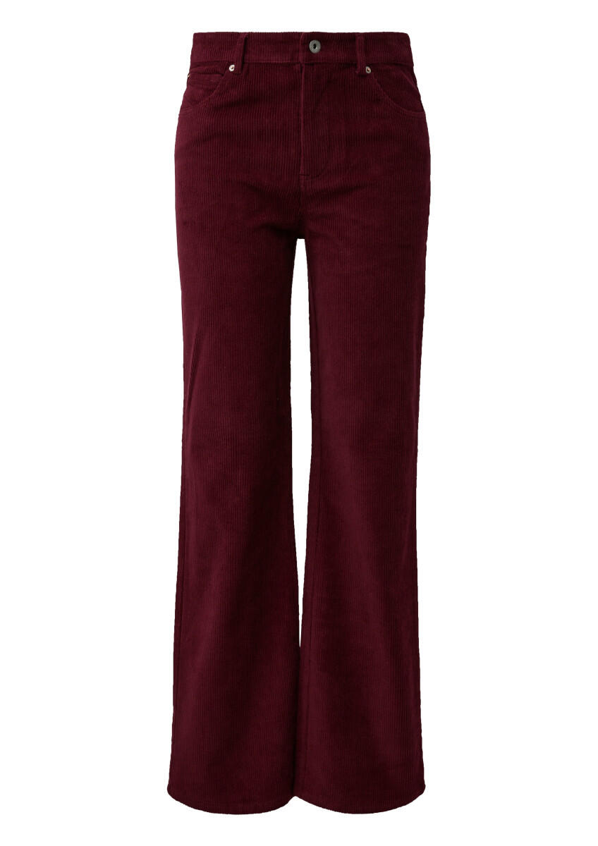 Q/S designed by - Cordhose mit weitem Bein rot - Gr. - 42/32 von Q/S designed by