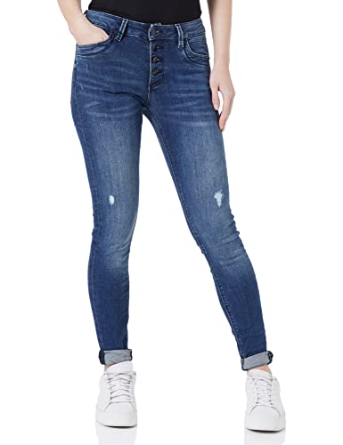 Q/S designed by Damen 2119081 Jeans Fit Sadie Skinny leg, Blau, 34W / 34L EU von Q/S designed by