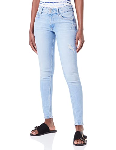 Q/S designed by Damen Leg' Hose lang Sadie Skinny Leg, Blue Stretched Denim, 40W / 34L EU von Q/S designed by