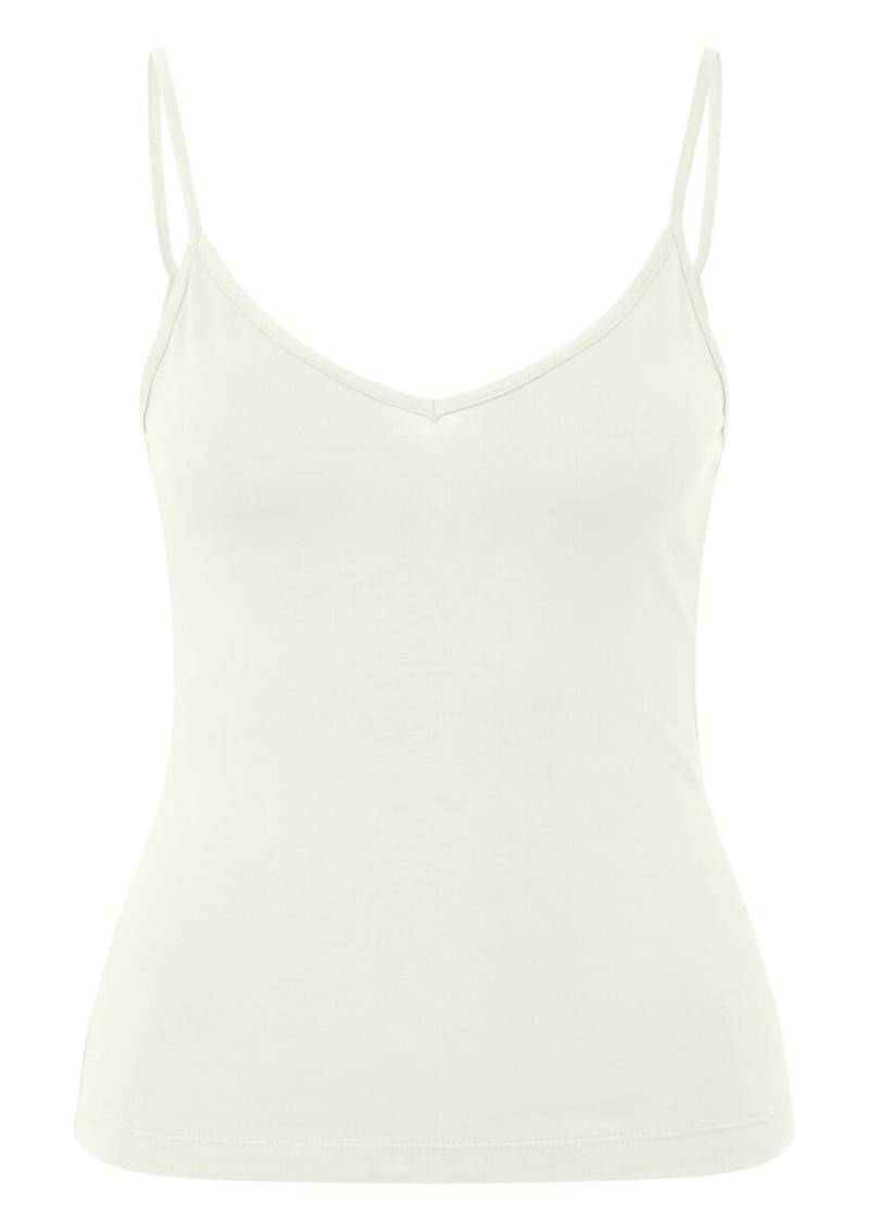 Q/S designed by - Elastisches Spaghettiträgertop weiß - Gr. - M von Q/S designed by