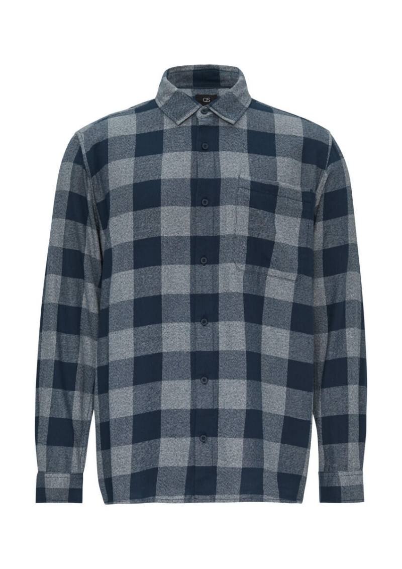 Q/S designed by - Hemd aus Baumwoll-Twill blau - Gr. - S von Q/S designed by