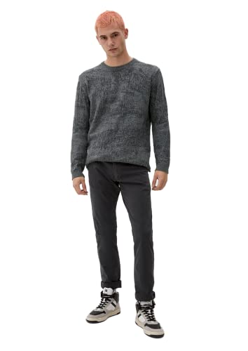 Q/S designed by Herren 2118693 Strickpullover, Grau, XS EU von QS