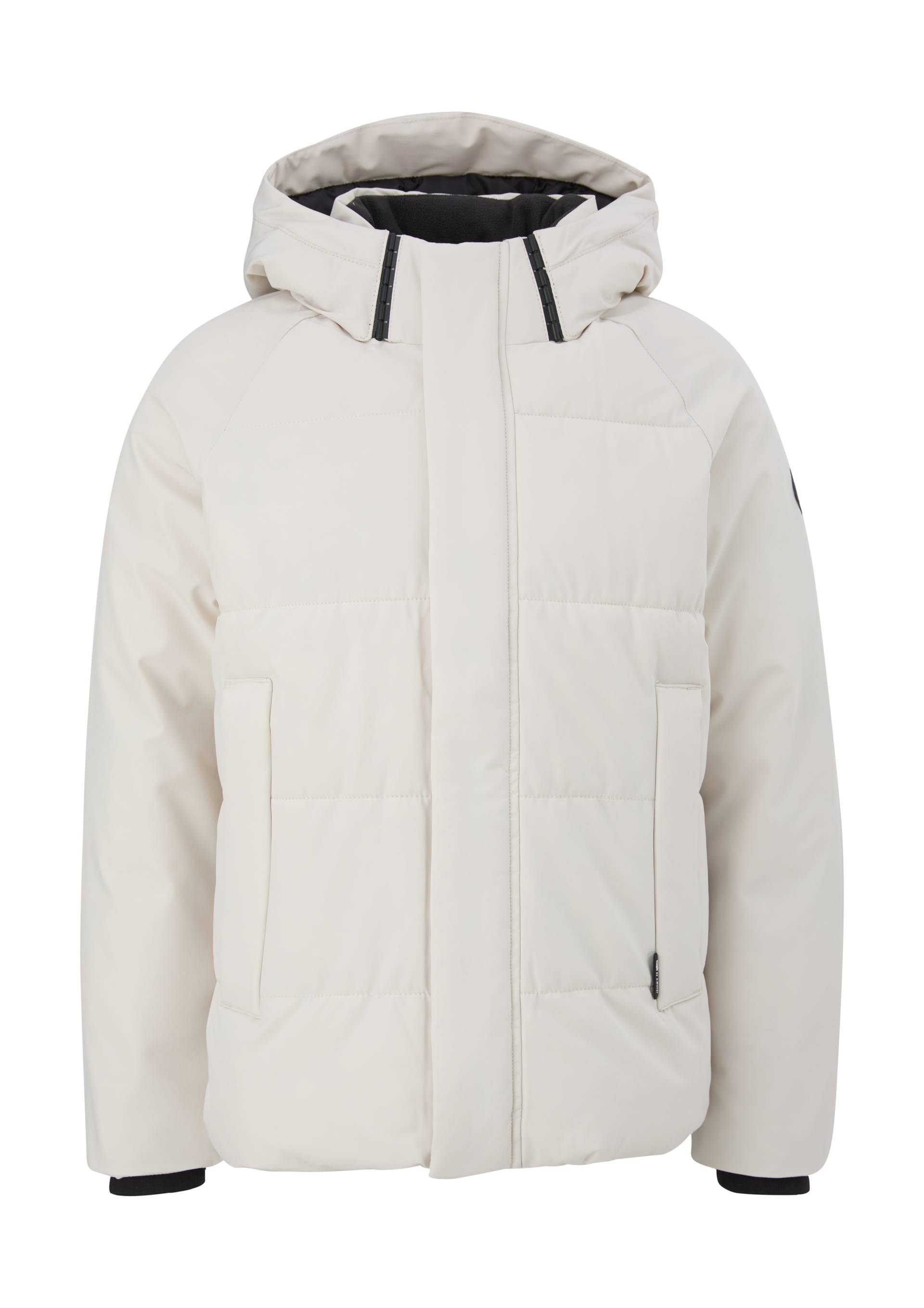 QS - Jacke mit abnehmbarer Kapuze, Herren, creme von QS