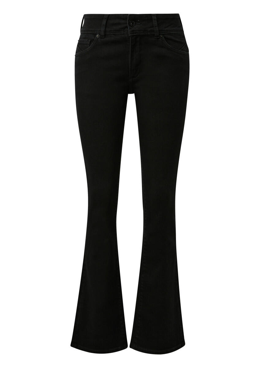 Q/S designed by - Jeans Catie/Mid Rise/Bootcut Leg schwarz - Gr. - 34/32 von Q/S designed by