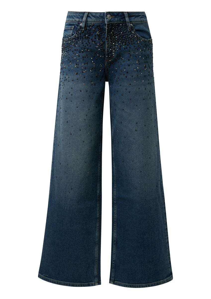 Q/S designed by - Jeans Catie : Mid Rise blau - Gr. - 44/32 von Q/S designed by