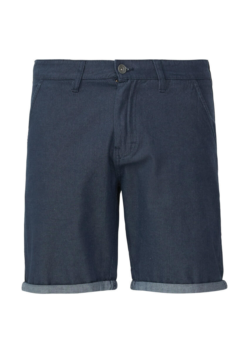 Q/S designed by - John: Chino mit fixiertem Turn-up blau - Gr. - 33 von Q/S designed by