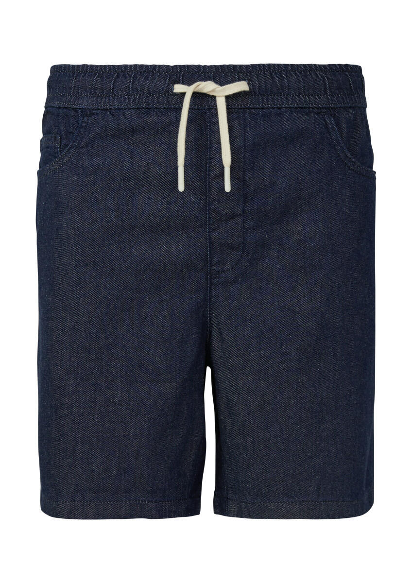 Q/S designed by - Kurze Denim-Jogpants blau - Gr. - M von Q/S designed by