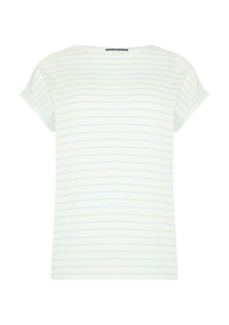 Q/S designed by - Loose Fit-Shirt im Lyocellmix blau - Gr. - XXL von Q/S designed by