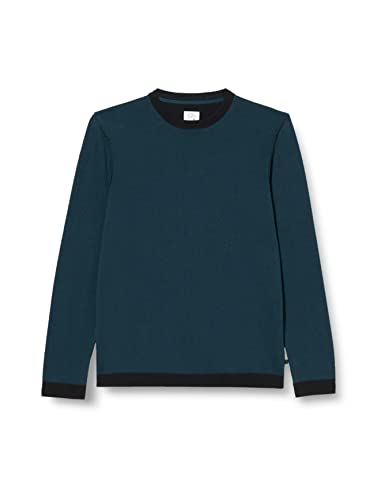 Q/S designed by Men's 2118686 Strickpullover, Blau, XL von QS