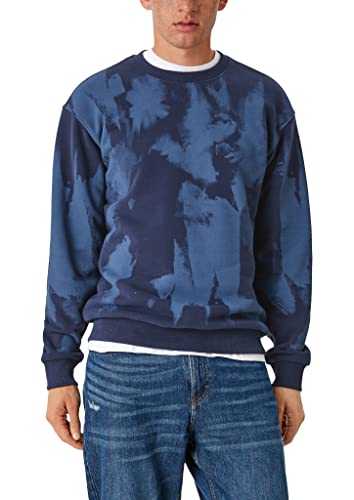 Q/S designed by Men's Sweatshirt Langarm, Blue, L von Q/S designed by