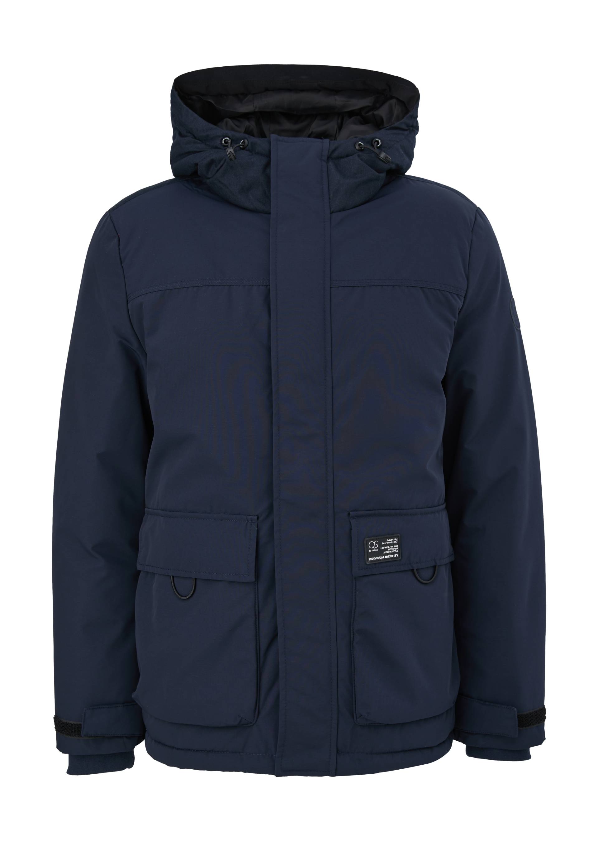 QS - Parka mit Steppdetail, Herren, blau von QS