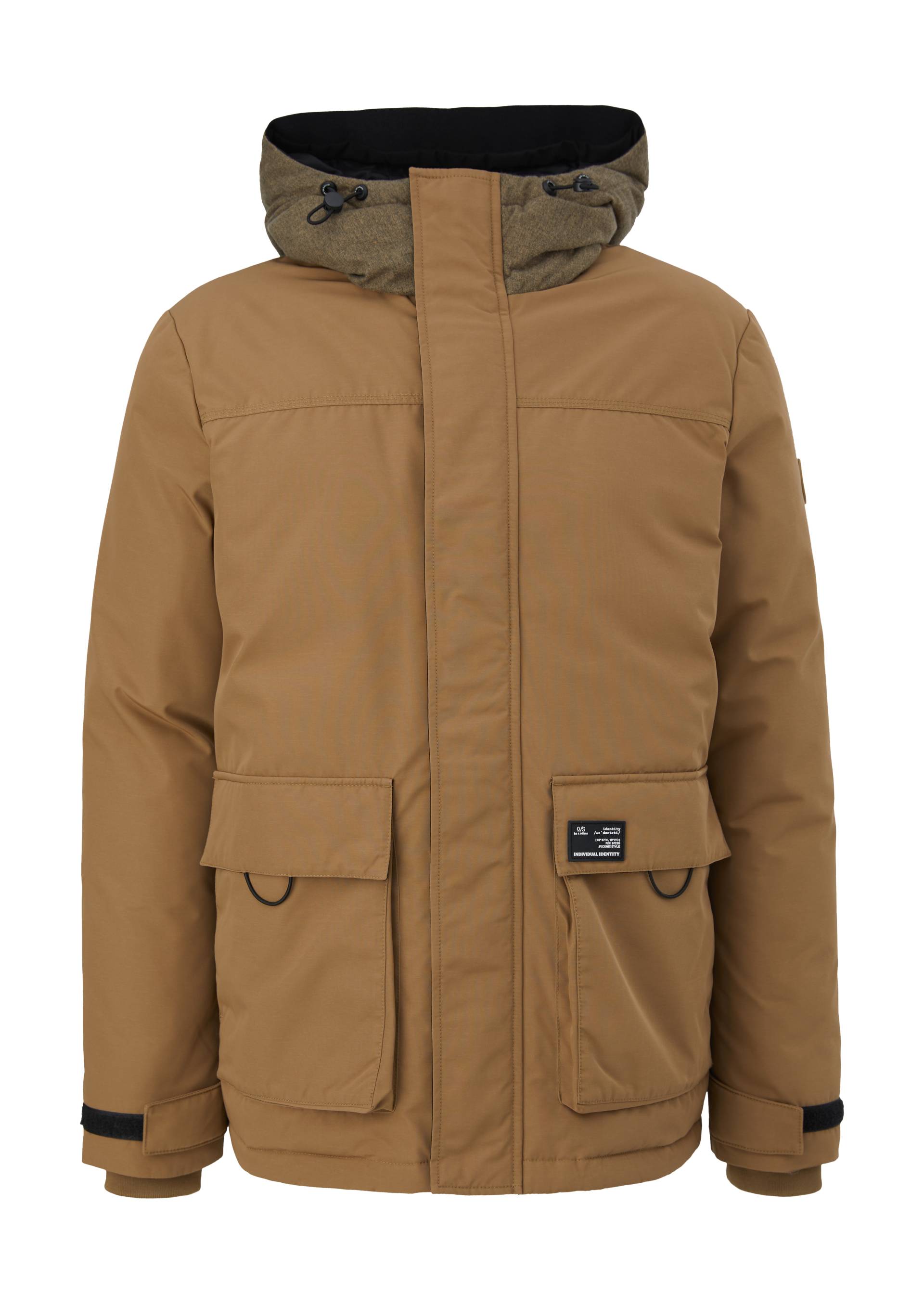 QS - Parka mit Steppdetail, Herren, braun von QS