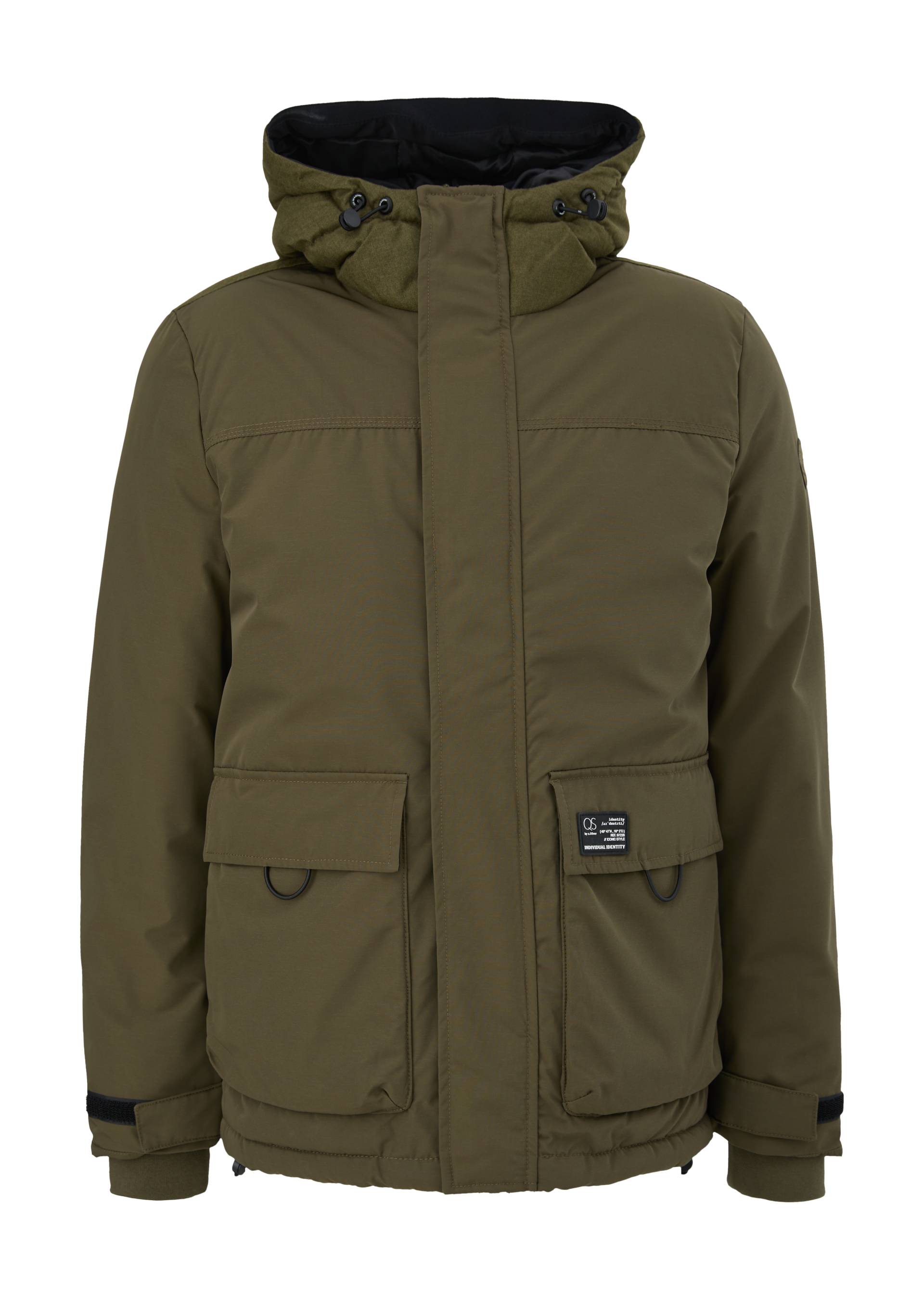 QS - Parka mit Steppdetail, Herren, Grün von QS