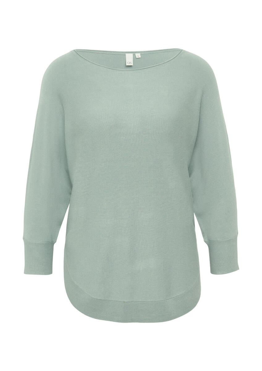 Q/S designed by - Pulli mit Fledermausärmeln blau/grün - Gr. - XL von Q/S designed by
