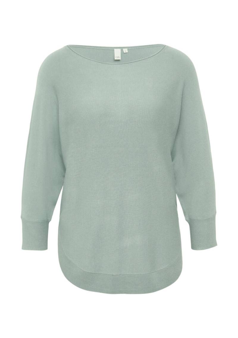 Q/S designed by - Pulli mit Fledermausärmeln blau/grün - Gr. - XL von Q/S designed by