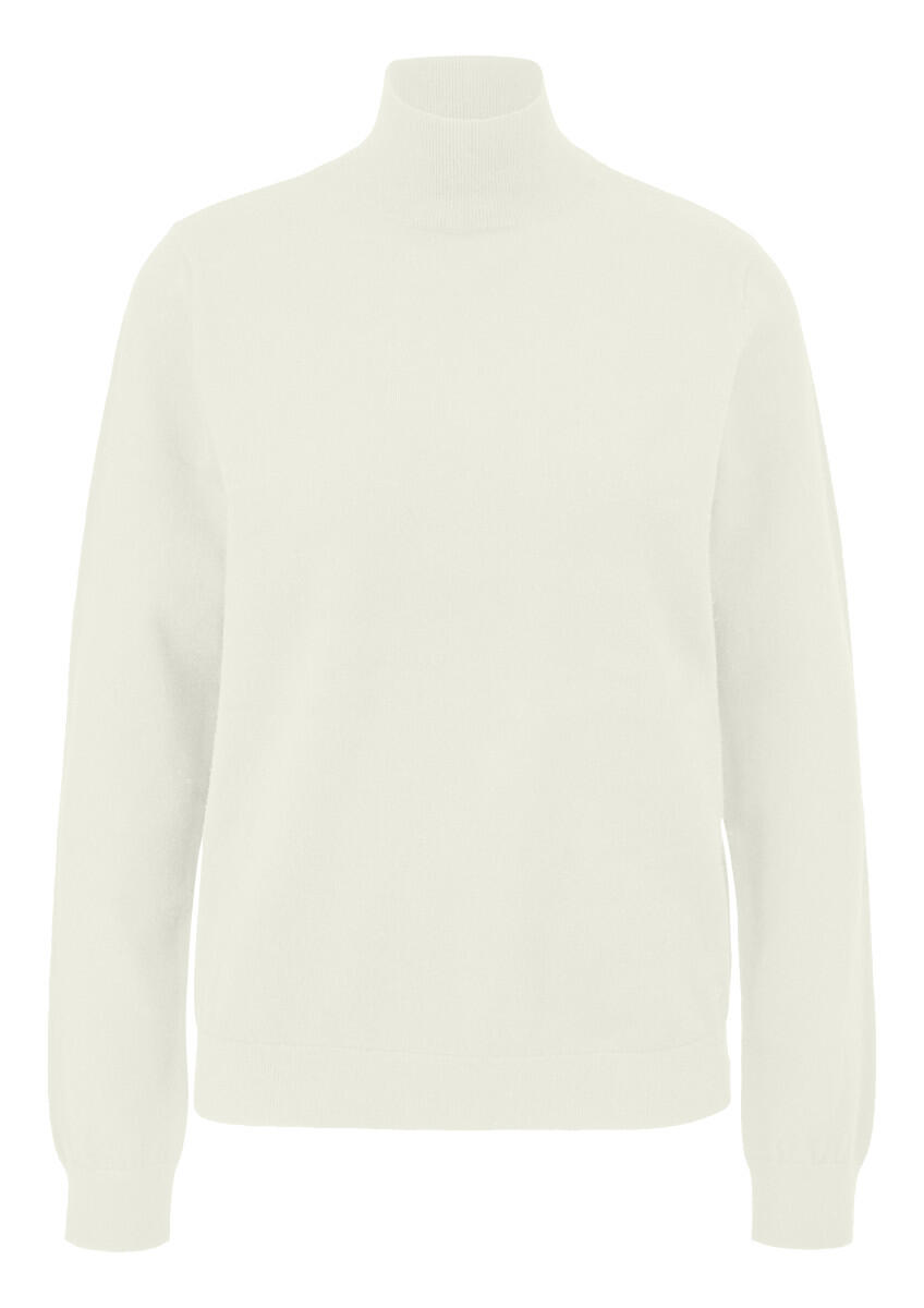 Q/S designed by - Pullover mit Stehkragen aus Viskosemix weiß - Gr. - XXL von Q/S designed by