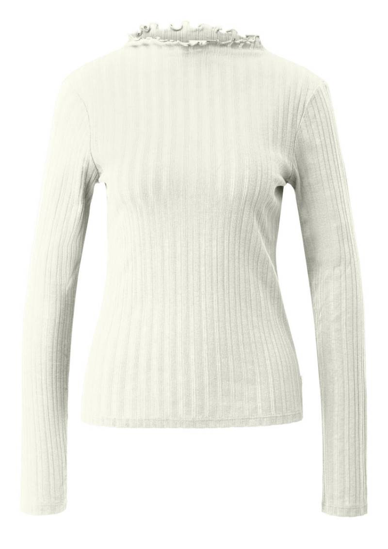 Q/S designed by - Schmales Langarmshirt weiß - Gr. - M von Q/S designed by