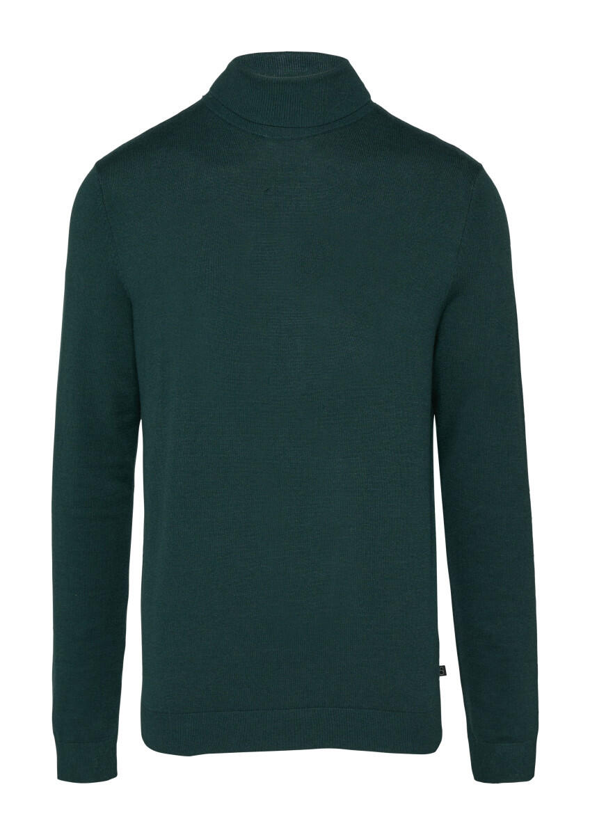 Q/S designed by - Slim-Fit-Pullover mit Rollkragen grün - Gr. - XL von Q/S designed by