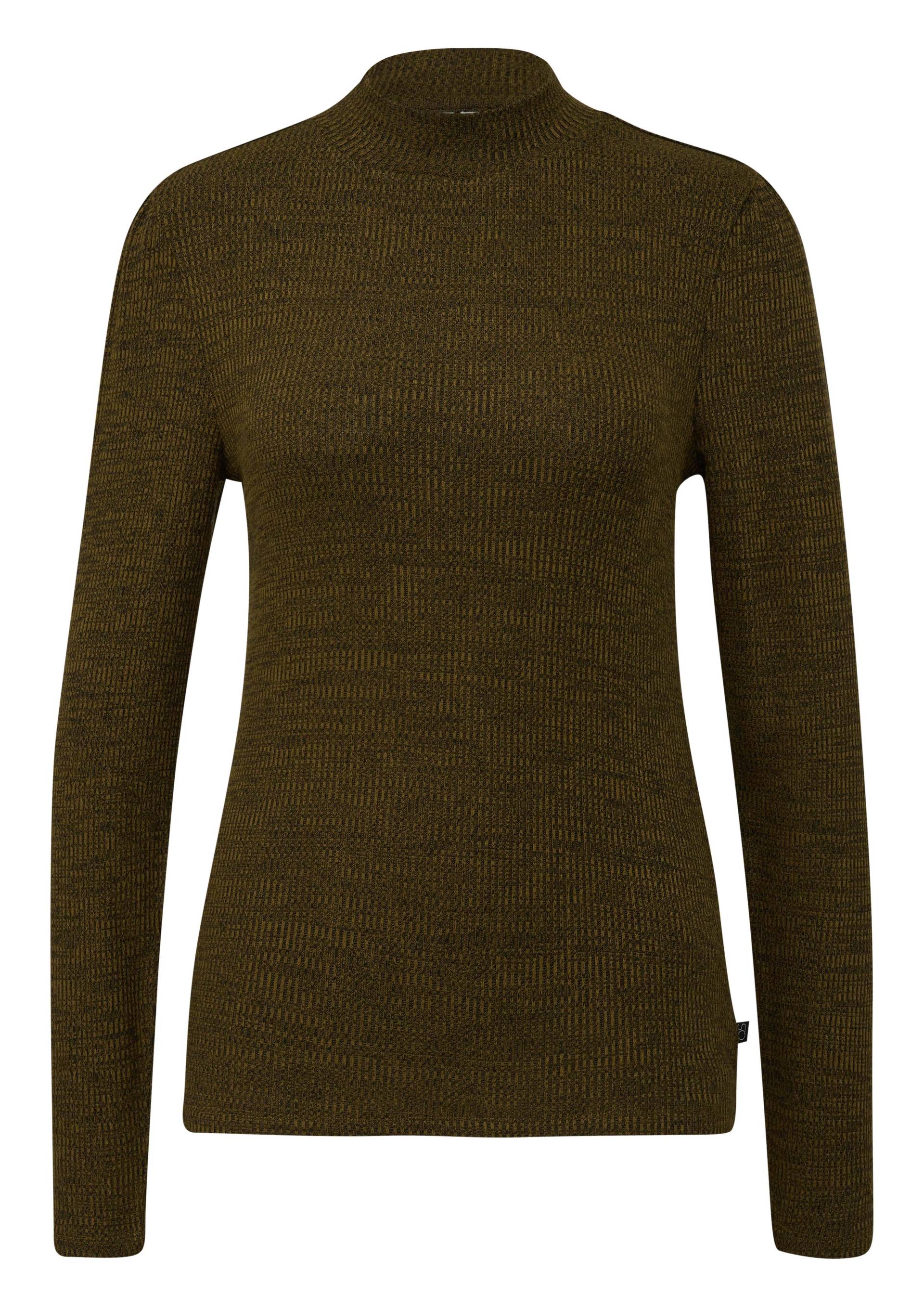 Q/S designed by - Slim-Fit T-Shirt braun/grün - Gr. - XL von Q/S designed by