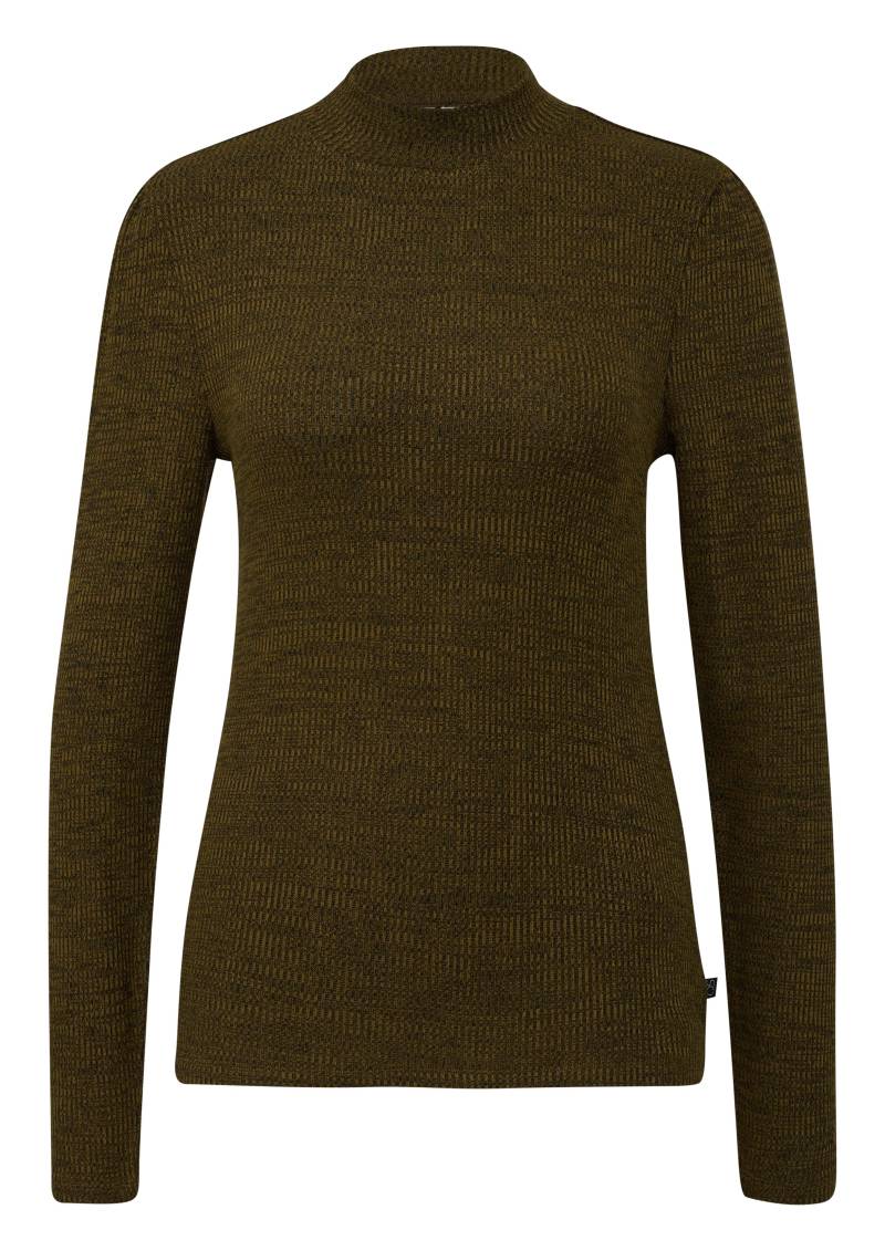 Q/S designed by - Slim-Fit T-Shirt braun/grün - Gr. - XL von Q/S designed by