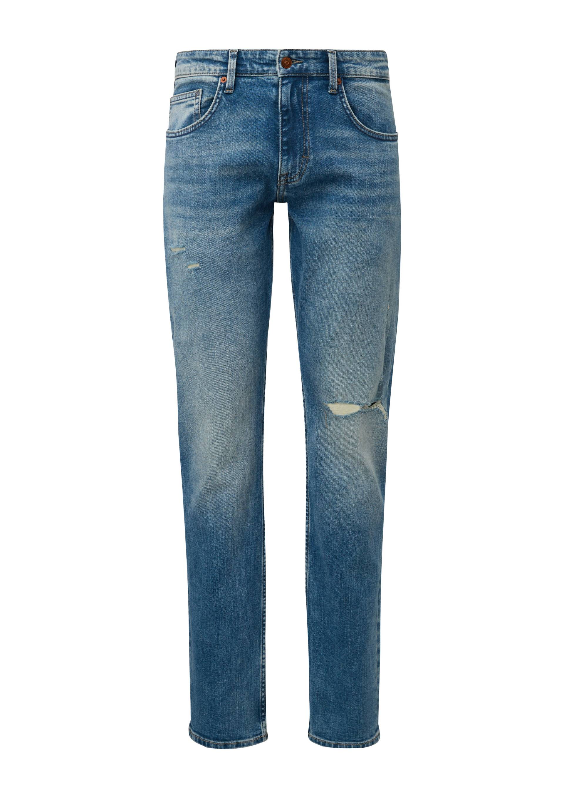 Q/S designed by - Slim Fit: Jeans Rick blau - Gr. - 31/36 von Q/S designed by