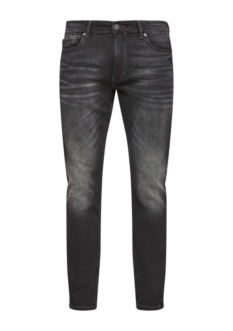 Q/S designed by - Slim Fit: Slim leg-Jeans - Rick grau - Gr. - 29/34 von Q/S designed by