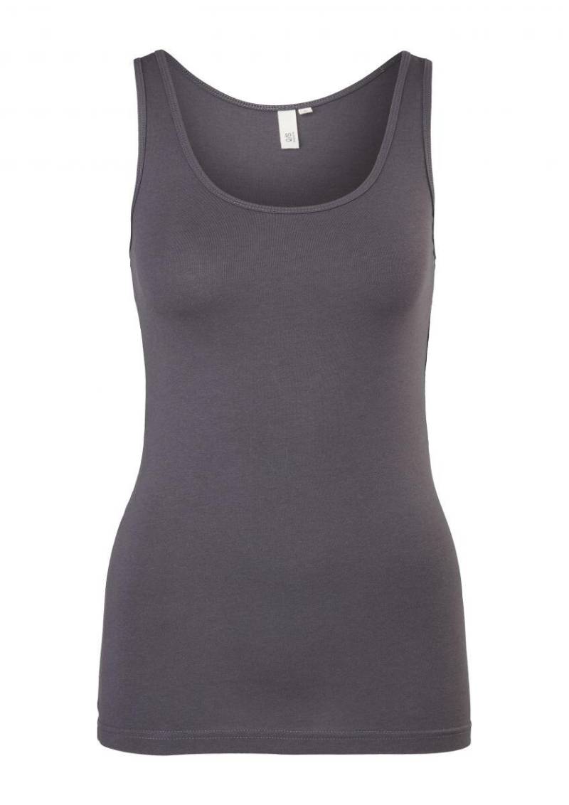 Q/S designed by - Slim fit: Basic Tanktop grau - Gr. - M von Q/S designed by