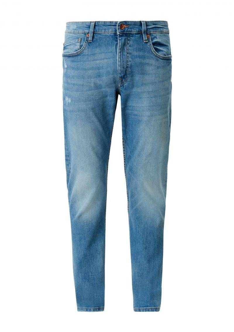 Q/S designed by - Slim: Slim leg-Jeans blau - Gr. - 30/34 von Q/S designed by