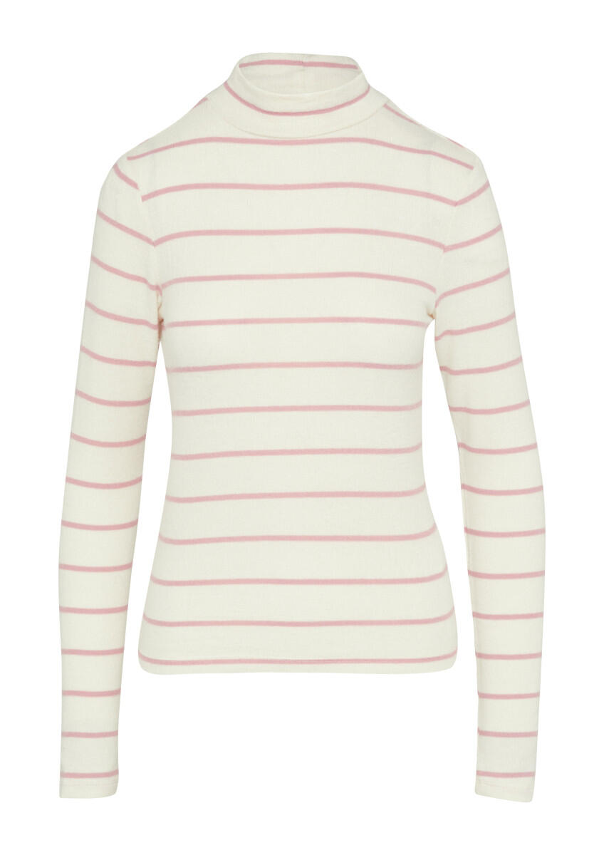 Q/S designed by - Softes Longsleeve aus Viskosemix weiß - Gr. - L von Q/S designed by