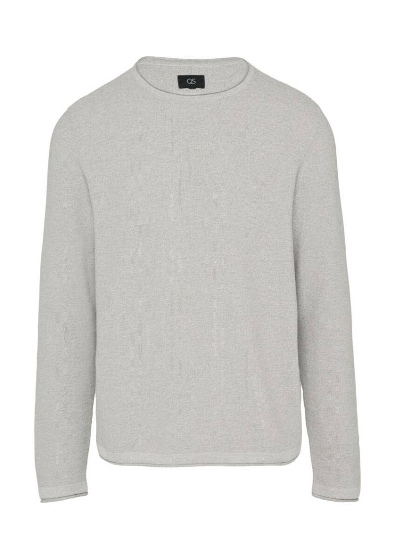 Q/S designed by - Strickpullover Melangegarn grau - Gr. - L von Q/S designed by