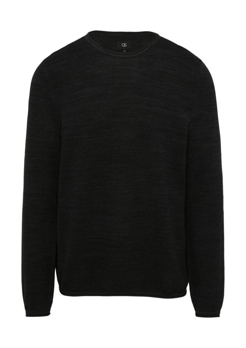 Q/S designed by - Strickpullover in Melange-Optik blau - Gr. - S von Q/S designed by