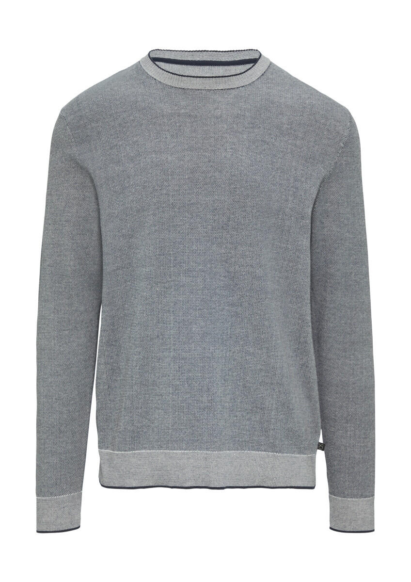 Q/S designed by - Strickpullover mit Melangegarn blau - Gr. - XXL von Q/S designed by