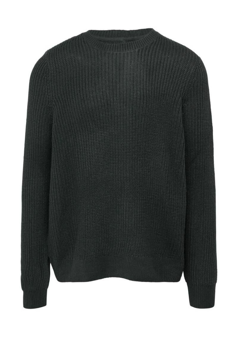 Q/S designed by - Strickpullover mit Rippstruktur blau - Gr. - XL von Q/S designed by