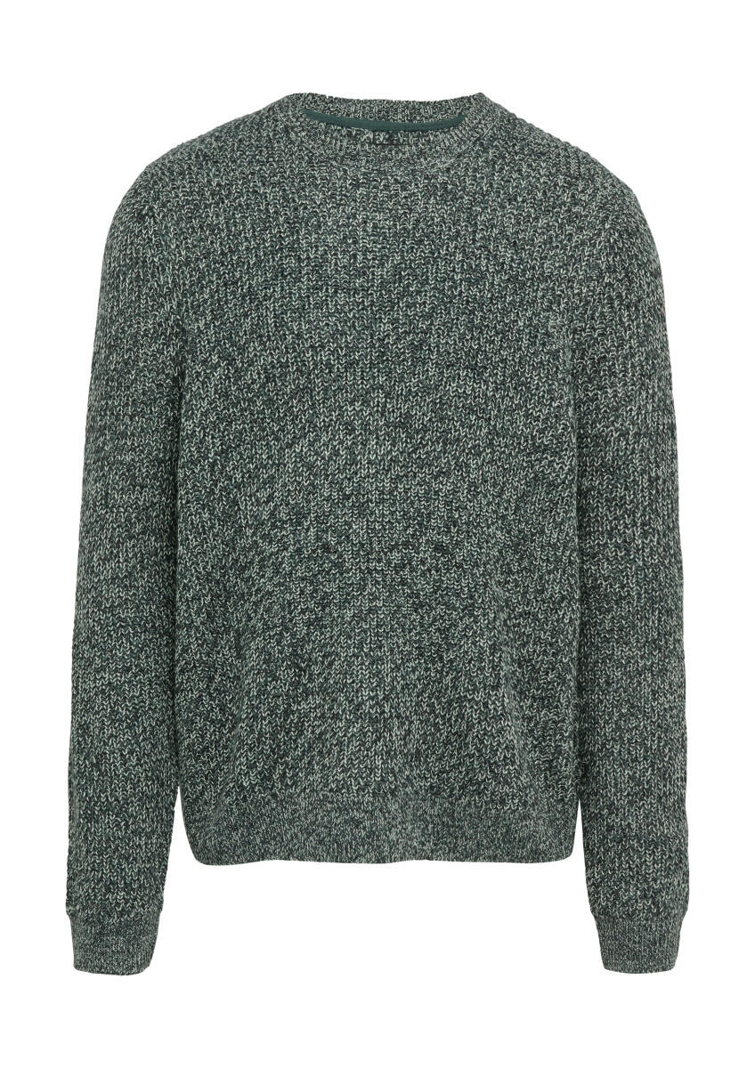 Q/S designed by - Strickpullover mit Rippstruktur grün - Gr. - XL von Q/S designed by