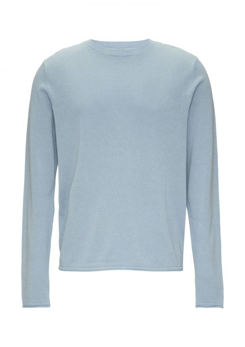 Q/S designed by - Strickpullover mit Rollsaum blau - Gr. - XL von Q/S designed by