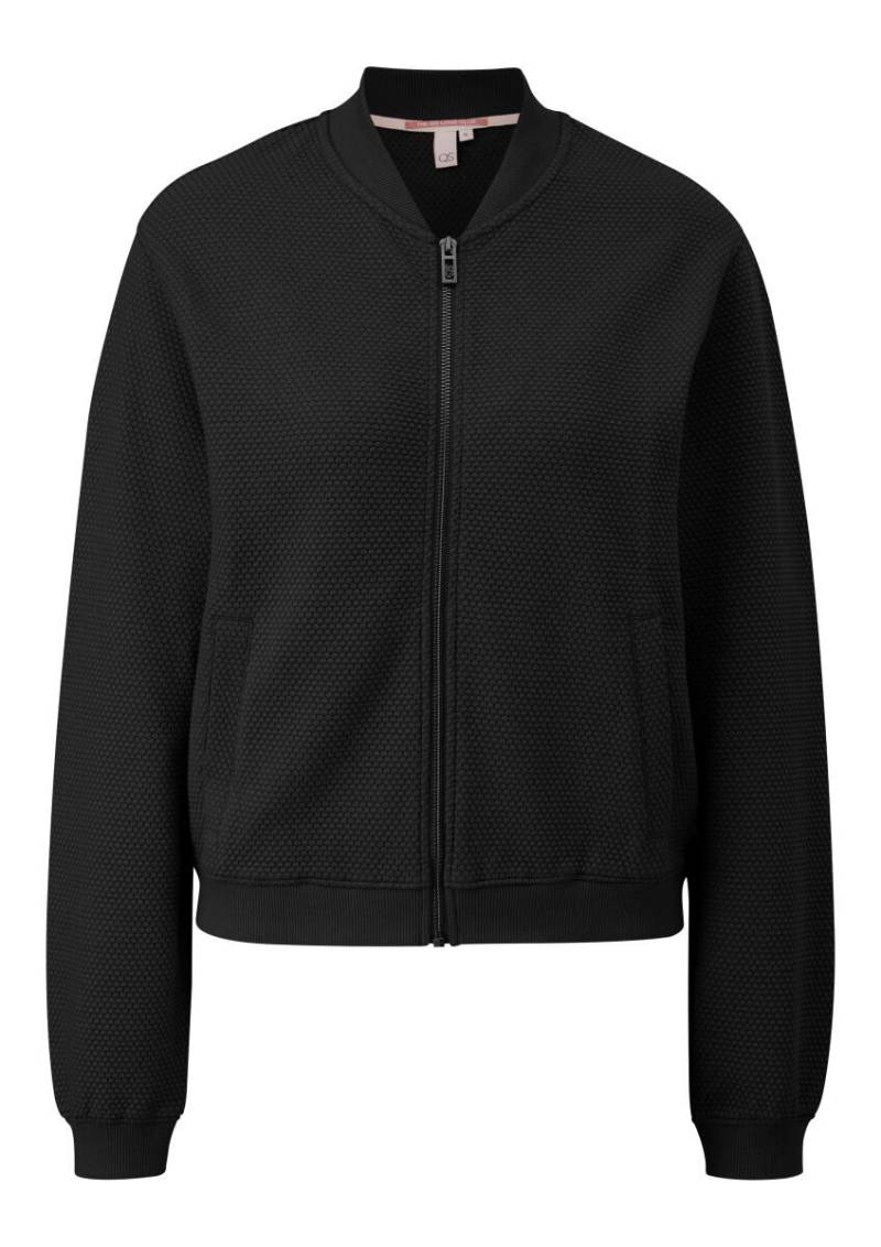 Q/S designed by - Sweatshirt im Blousonstyle schwarz - Gr. - L von Q/S designed by