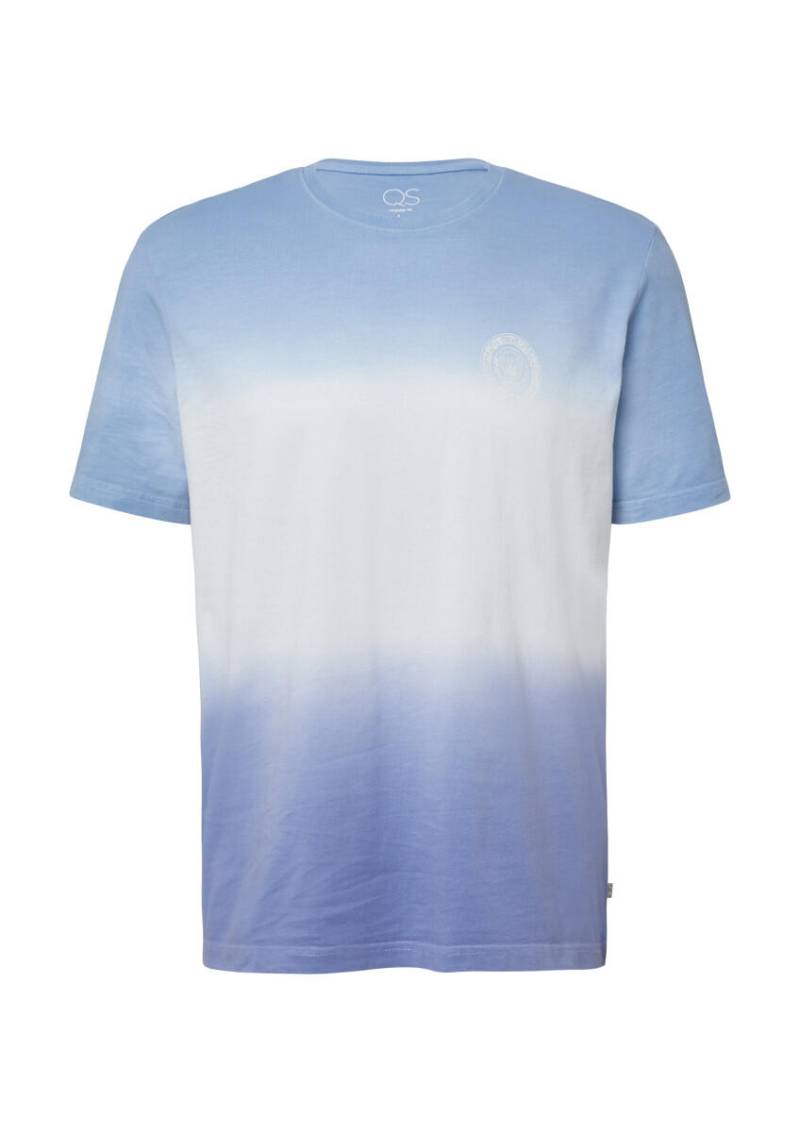 Q/S designed by - T-Shirt mit Farbverlauf blau - Gr. - XL von Q/S designed by