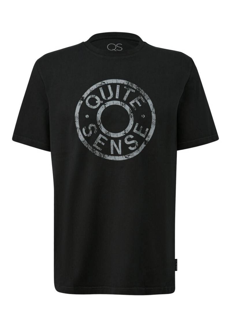 Q/S designed by - T-Shirt mit Frontprint schwarz - Gr. - M von Q/S designed by