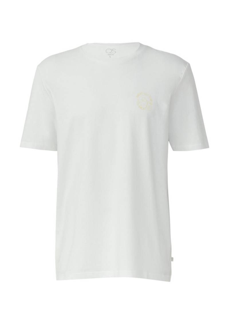 Q/S designed by - T-Shirt mit Frontprint weiß - Gr. - S von Q/S designed by