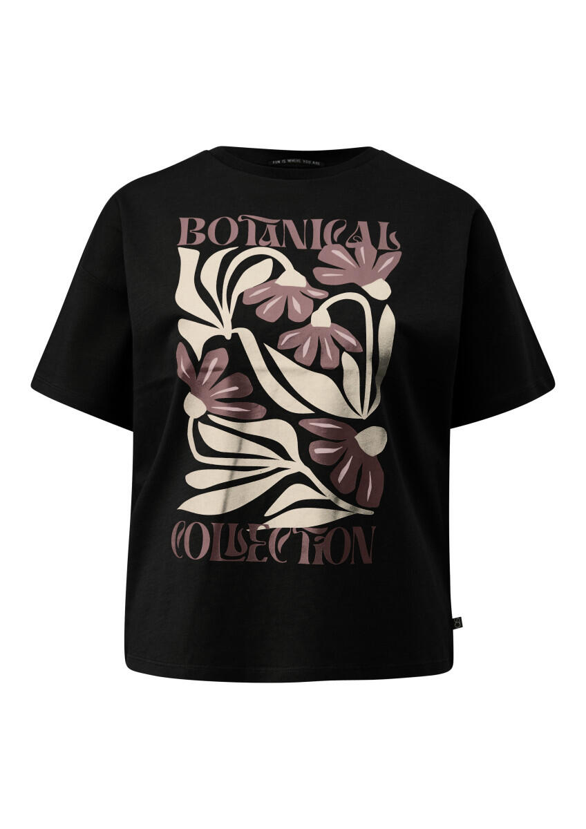 Q/S designed by - T-Shirt mit Print schwarz - Gr. - XS von Q/S designed by