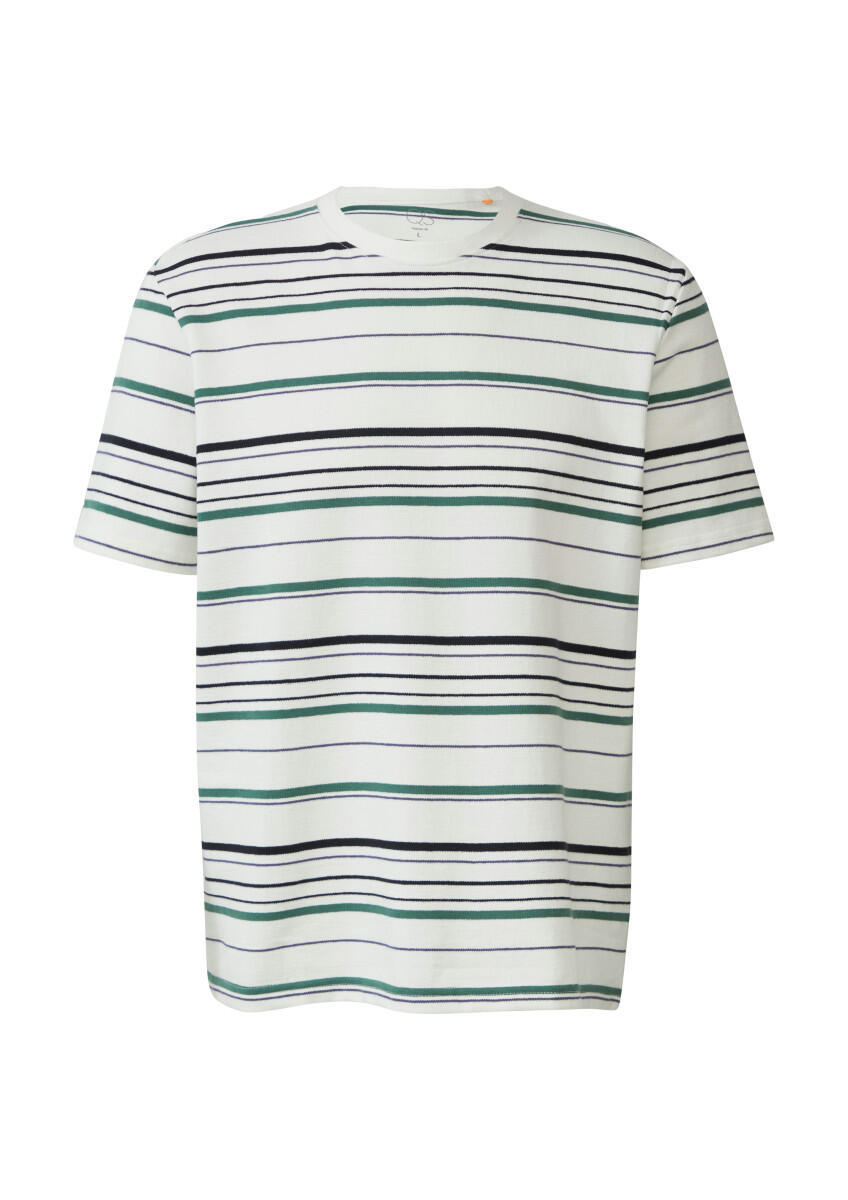 Q/S designed by - T-Shirt mit Streifen weiß - Gr. - XL von Q/S designed by