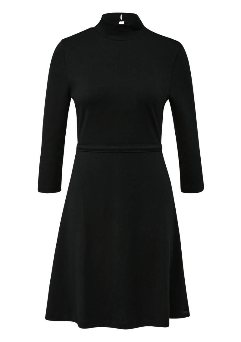 Q/S designed by - Tailliertes Kleid aus Interlockjersey schwarz - Gr. - L von Q/S designed by